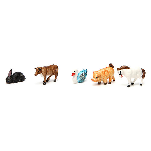 Tierfiguren Set zu 52 Stück für 3 cm Krippe 3
