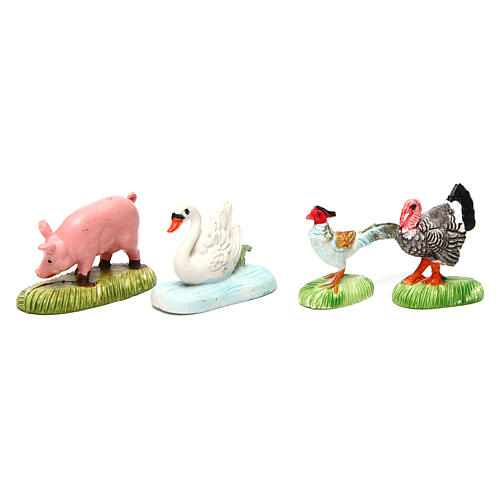 Nativity Scene animals 22 pieces 4 cm 2