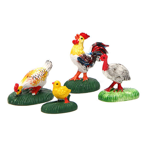 Nativity Scene animals 22 pieces 4 cm 4