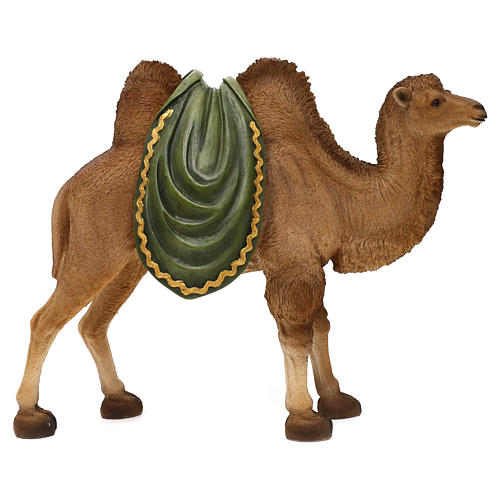 Brown camel in colored resin, for 30-40 cm nativity 1