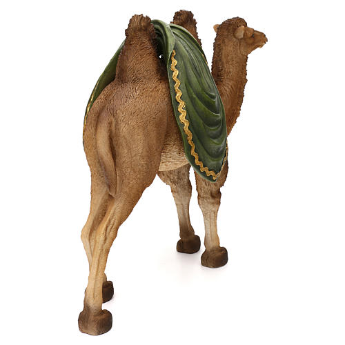 Brown camel in colored resin, for 30-40 cm nativity 7