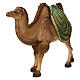 Brown camel in colored resin, for 30-40 cm nativity s3