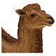 Brown camel in colored resin, for 30-40 cm nativity s5