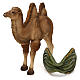 Brown camel in colored resin, for 30-40 cm nativity s6