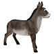 Grey donkey figurine, in colored resin for 60-80 cm nativity s4