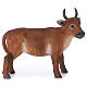 Brown ox figurine, in colored resin for 60-80 cm nativity s1