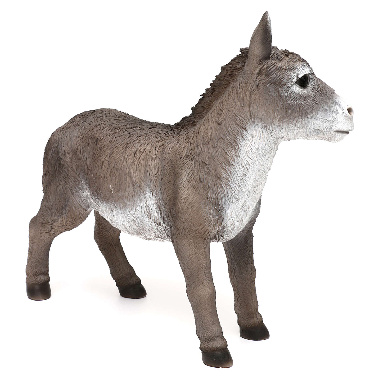 Standing donkey, in colored resin, for 4050 cm nativity online sales