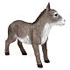 Standing donkey in colored resin, for 40-50 cm nativity s4