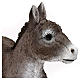 Gray donkey statue, in colored resin for 30-38 nativity s2