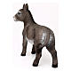 Gray donkey statue, in colored resin for 30-38 nativity s5