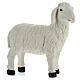 Set 3 moutons avec bélier résine colorée pour crèche 25-30 cm s4