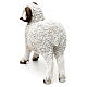 Woolly ram statue, in colored resin for 60-80 cm nativity s5
