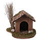 Wooden doghouse 9x13x15 cm for 12-14cm Nativity Scenes s1