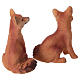 Foxes 2 pieces for 11cm Nativity Scenes s2