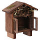 Chicken coop with straw, for 10-12 nativity s2