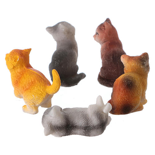 Kittens 5 pieces for 11cm Nativity Scenes 2