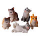 Kittens 5 pieces for 11cm Nativity Scenes s1