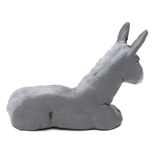 Burro terracota 12 cm belén napolitano 2