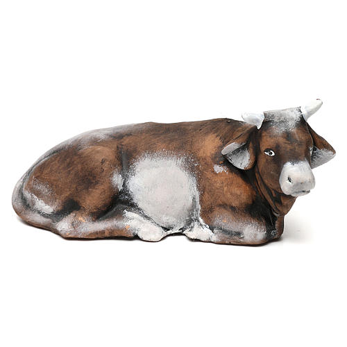 Spotted ox, 12 cm Neapolitan nativity 1