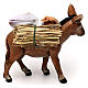 Neapolitan Nativity scene, loaded donkey with jars 8 cm s3