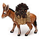 Donkey carrying grape baskets, 8 cm Neapolitan nativity s1