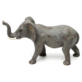 Elefante in terracotta presepe napoletano 10 cm