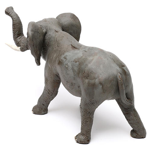 Elefante in terracotta presepe napoletano 10 cm 5