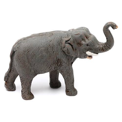 Słoń z terakoty, szopka neapolitańska 10 cm 6