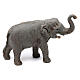 Słoń z terakoty, szopka neapolitańska 10 cm s6