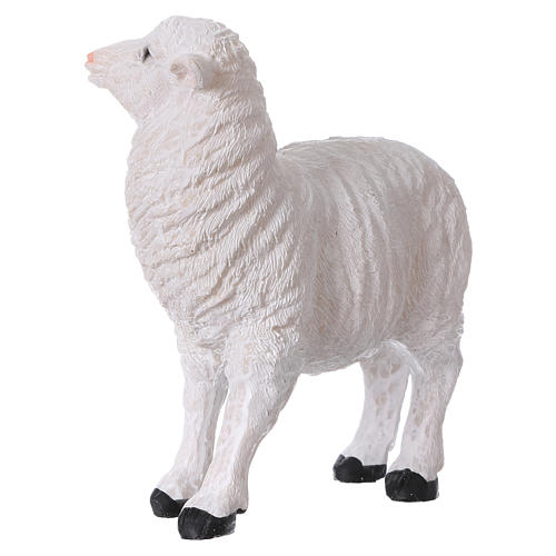 Set 2 ovelhas resina para presépio com peças de 35-45 cm de altura média 2