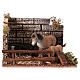 Horse enclosure with fence for Nativity scene of 12 cm s1
