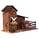 Horse stall and bird house, for 9 cm nativity s3