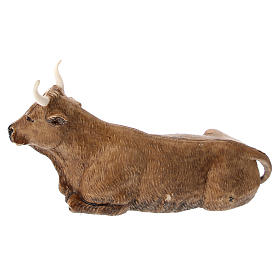 Ox, 12 cm nativity in plastic
