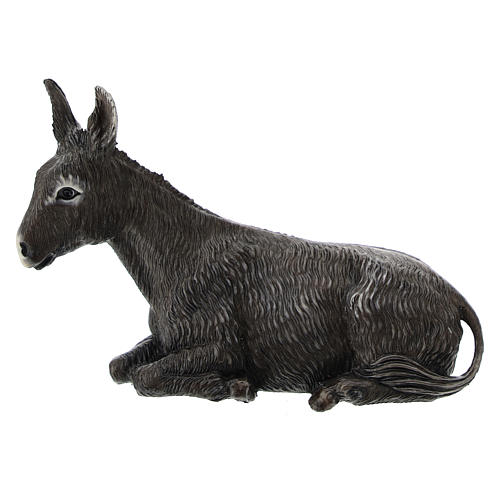 Donkey, 12 cm nativity in plastic 1