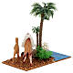 Oasis with palm trees and camel for Nativity scene 10x10x7 cm s3