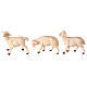 Sheep 3 pc set in resin, for 8-10 cm nativity s1