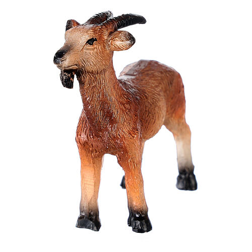 Miniature goat in resin, for 10-12 cm nativity 2