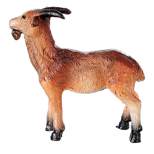 Miniature goat in resin, for 10-12 cm nativity 3