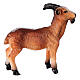 Miniature goat in resin, for 10-12 cm nativity s1