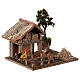 Miniature barn with farmyard for nativity 20x15x15 cm s3