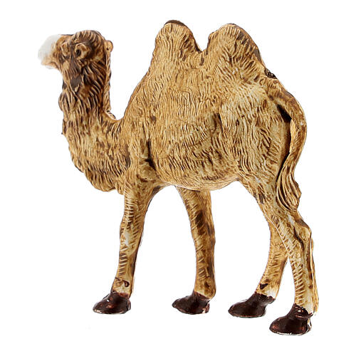 Standing camel in plastic Nativity scene 4 cm 3