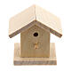 Domek drewniany dla ptaków, szopka 8-10 cm s1