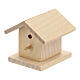 Casa para aves de madeira para presépio com figuras média de 8-10 cm de altura s2