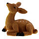 Deer figurine, DIY nativity 10 cm s2