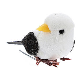 Pássaro em miniatura 2,5 cm para presépio com figuras altura média 8 cm
