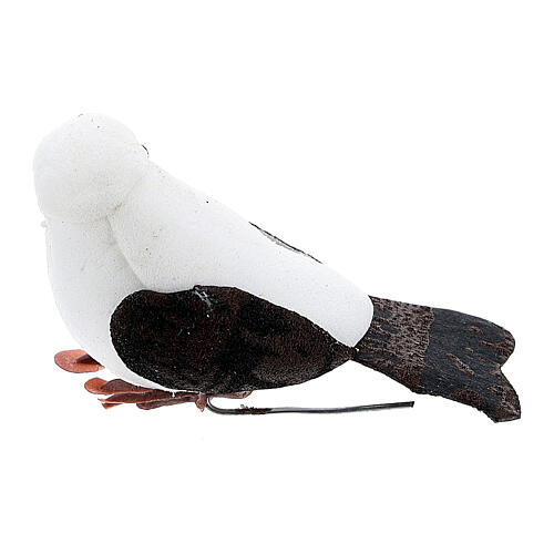 Pássaro em miniatura 2,5 cm para presépio com figuras altura média 8 cm 3