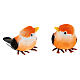 Colorful bird DIY Nativity scene 8 cm s3
