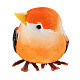 Pássaro colorido em miniatura 3 cm para presépio com figuras altura média 8 cm s1
