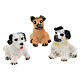 Cagnolini 10pz presepe fai da te presepi 8-10 cm s3