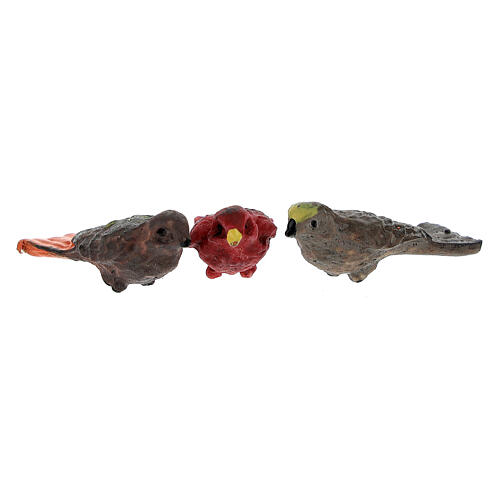 Pássaros coloridos 12 peças altura 2 cm para presépio com figuras altura  média 4-8 cm | venda online na HOLYART